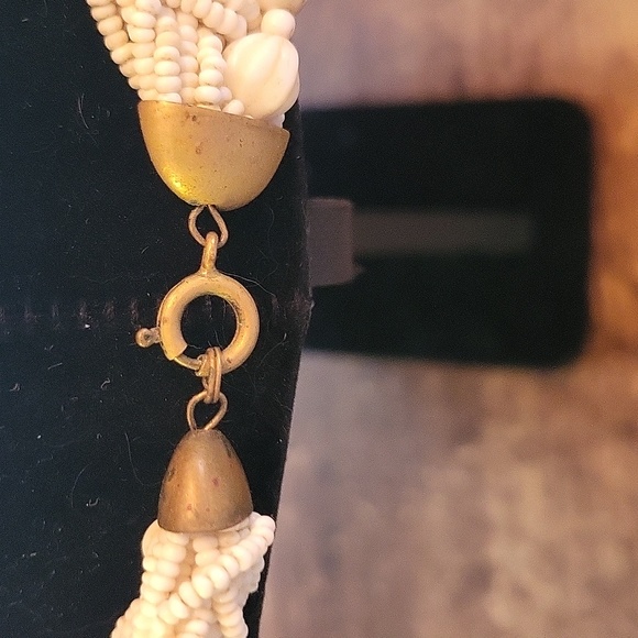 Vintage Beaded Band Necklace - Picture 2 of 5